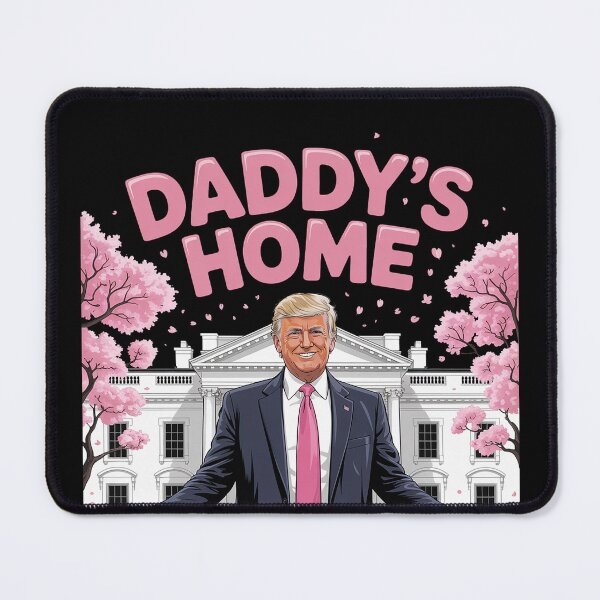 Item preview, Daddy's Home Shirt Funny 2024 Mens Womens Pink Daddys Home designed and sold by FortuneFull.