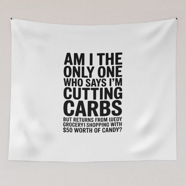 Item preview, Cutting Carbs But Bought Candy Funny Diet Tee  designed and sold by HollyBellArtSte.