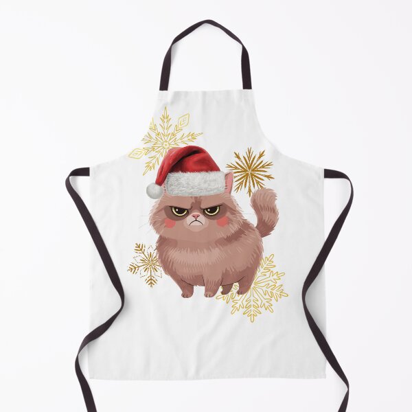 Item preview, Grumpy Cat in a Santa Hat – Christmas Illustration designed and sold by iamKRUK.