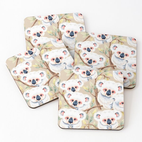 Item preview, Cute Koalas in watercolor designed and sold by RishabhArts1.