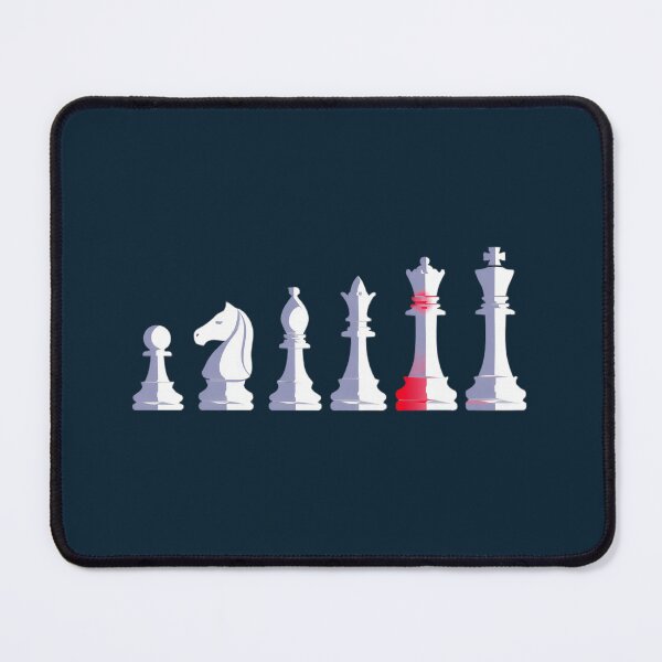 Item preview, Minimalist Chess Pieces Horizontal Set designed and sold by Doumavoi.