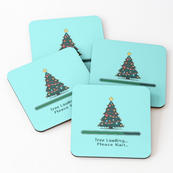 Item preview, Tree Loading... Please Wait... – Funny Christmas Progress Bar designed and sold by DabrowskiDesign.