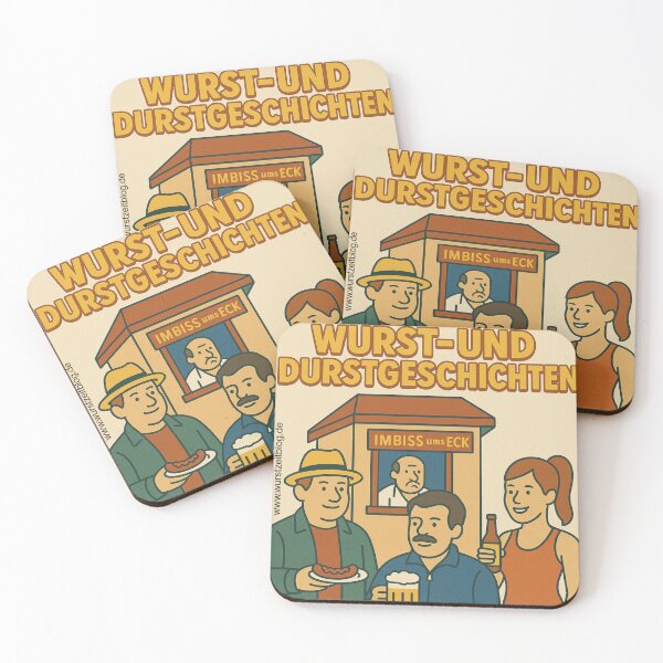 Item preview, Snack bar around the corner designed and sold by Wurstzeitshop.