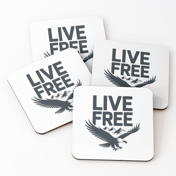 Item preview, Live Free Eagle Mountains Bold Freedom designed and sold by chattsuede.