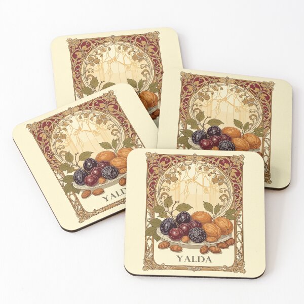 Item preview, Yalda Chelle Night Dried Fruits and Nuts Art Nouveau designed and sold by taiche.