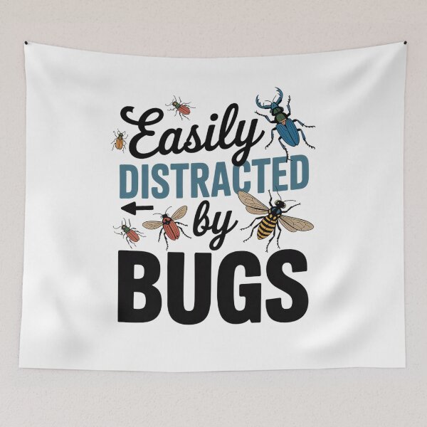 Item preview, Cool Easily Distracted By Bugs  Funny Insects Allergic Gift  designed and sold by FortuneFull.