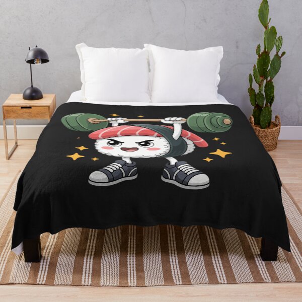 Item preview, Funny Sushi Weight Lifting Gym Fitness designed and sold by RipleMalphite.