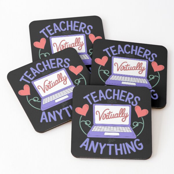 Item preview, Teachers Can Virtually Do Anything – Cute Teacher Appreciation Design designed and sold by BiomortoArts.