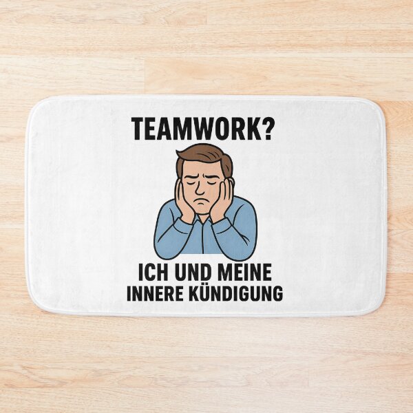 Item preview, Teamwork? Me and my inner resignation designed and sold by AggAverse.
