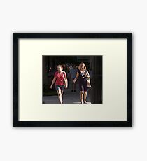 Crosswalk Framed Print