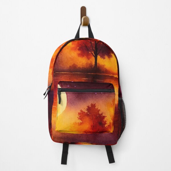 Item preview, Moonlit Autumn Reflections Forest by Night designed and sold by Joey Santiago.