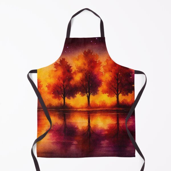 Item preview, Moonlit Autumn Reflections Forest by Night designed and sold by Joey Santiago.