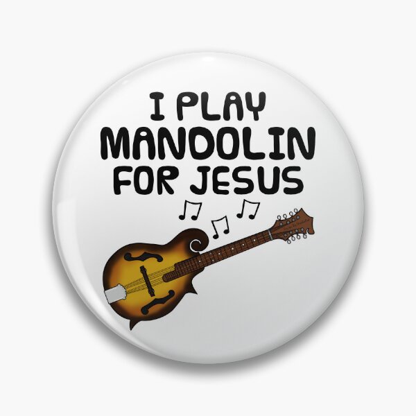 Item preview, I Play Mandolin For Jesus, Mandolinist Church Musician designed and sold by doodlerob.