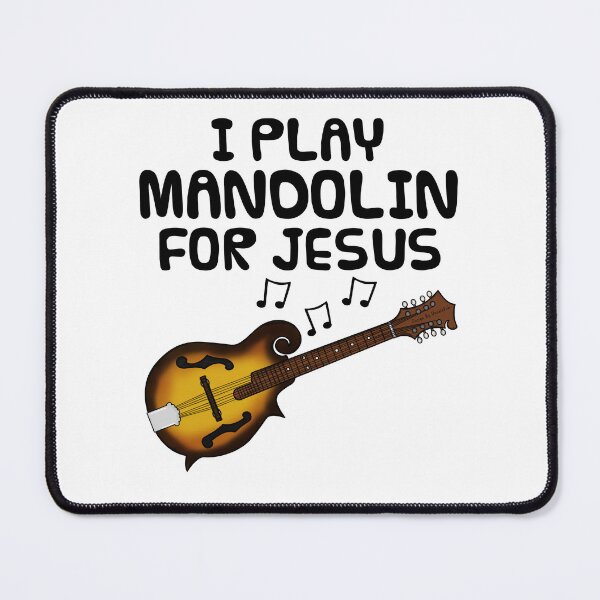 Item preview, I Play Mandolin For Jesus, Mandolinist Church Musician designed and sold by doodlerob.