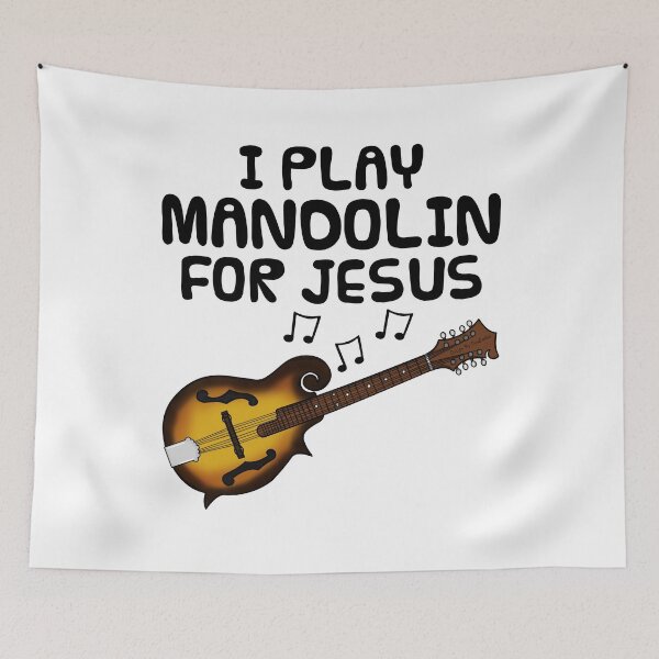 Item preview, I Play Mandolin For Jesus, Mandolinist Church Musician designed and sold by doodlerob.