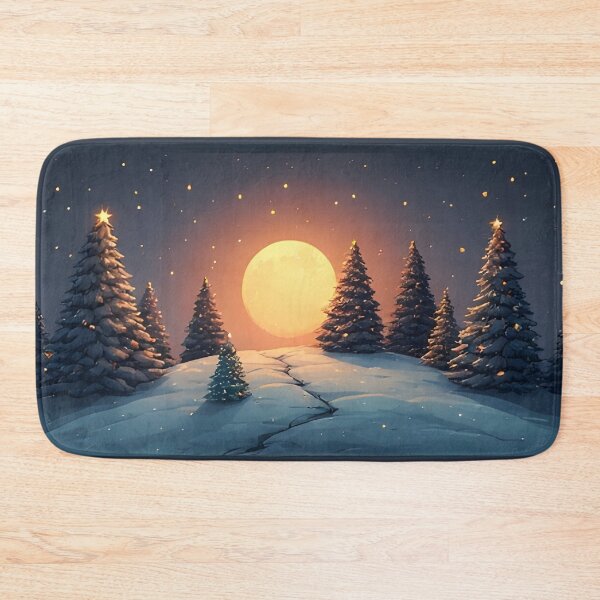 Item preview, Winter landscapes with Christmas trees and stars designed and sold by Mianku | Für das Leben.