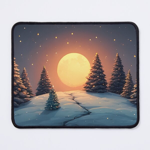 Item preview, Winter landscapes with Christmas trees and stars designed and sold by Mianku | Für das Leben.