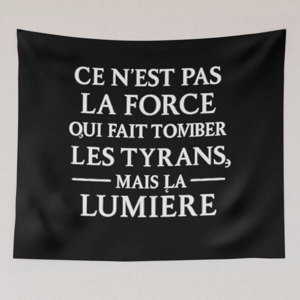 Item preview, Light Defeats Tyranny — Powerful Quote Design designed and sold by JonathanP514.
