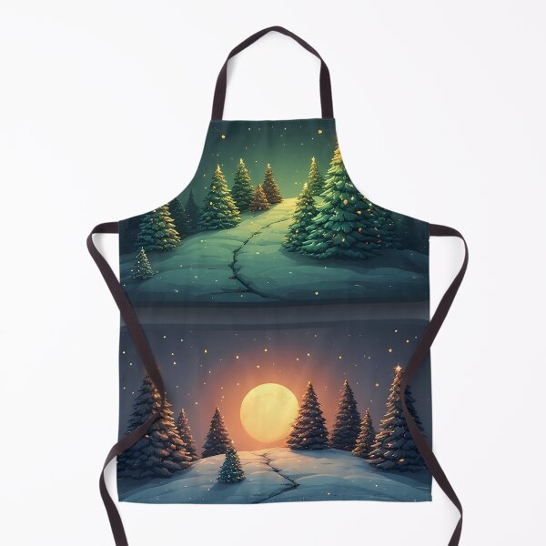 Item preview, Winter landscapes with Christmas trees and stars designed and sold by Mianku | Für das Leben.
