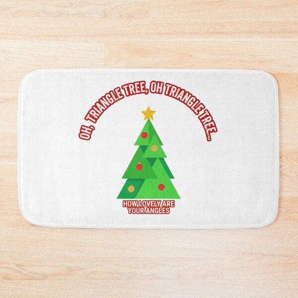 Item preview, Playful Geometric Triangle Christmas Tree Pun Holiday Gift designed and sold by chattsuede.