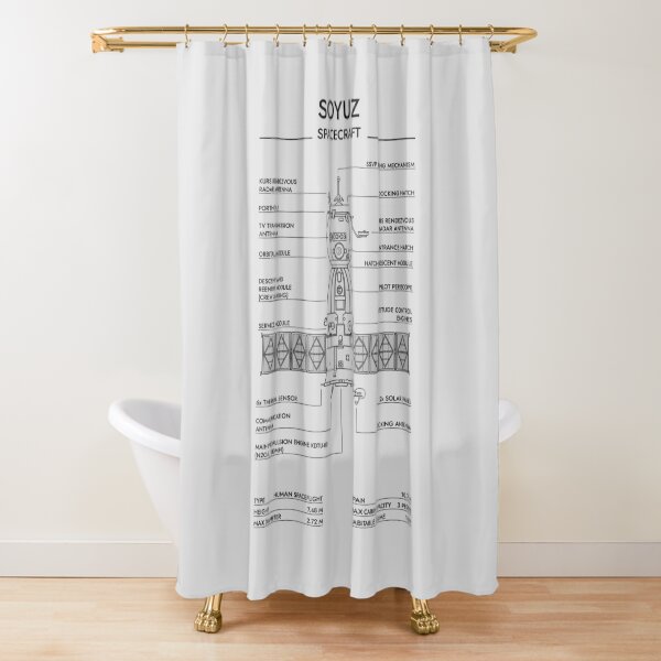 Item preview, Soyuz Spacecraft (White Stencil-No Background) designed and sold by BGALAXY.