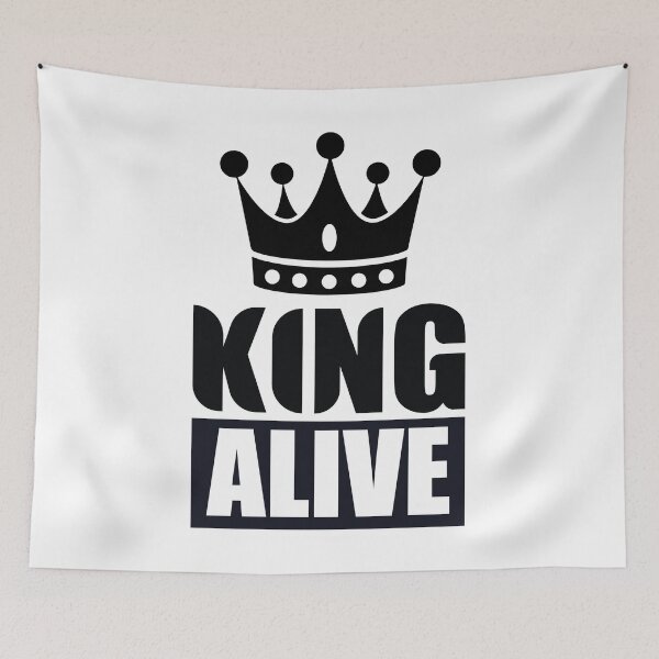 Item preview, KING ALIVE  designed and sold by PixelWaveBD.