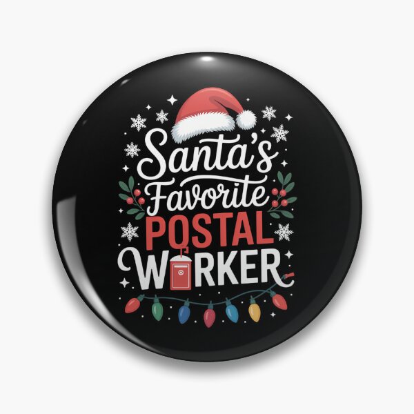 Item preview, Funny Xmas Lighting Santa_s Favorite Postal Worker Christmas designed and sold by RipleMalphite.