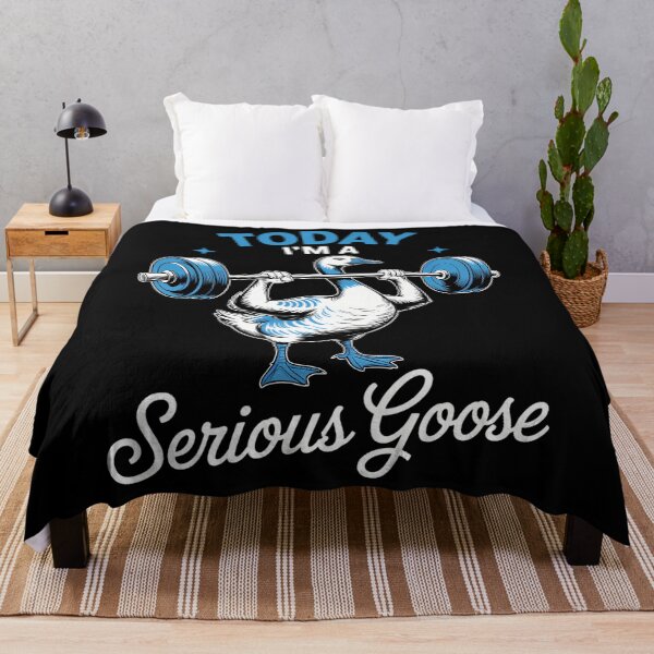 Item preview, goose funny lifting weights gym fitness designed and sold by RipleMalphite.