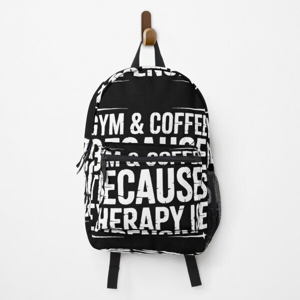 Item preview, Gym Coffee Therapy Funny Saying designed and sold by RipleMalphite.