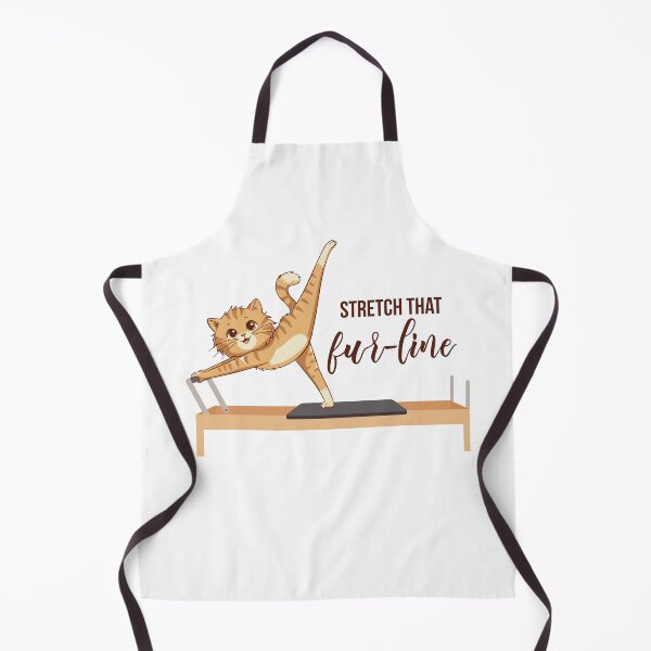 Item preview, Cute Pilates Cat – “Stretch that fur-line ” designed and sold by sashica.
