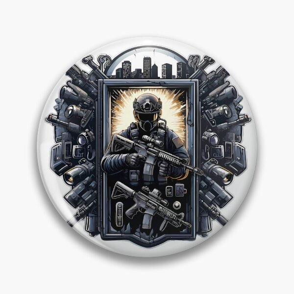 Item preview, Tactical Military Gaming Soldier Urban Warfare Design designed and sold by DrawDrip.