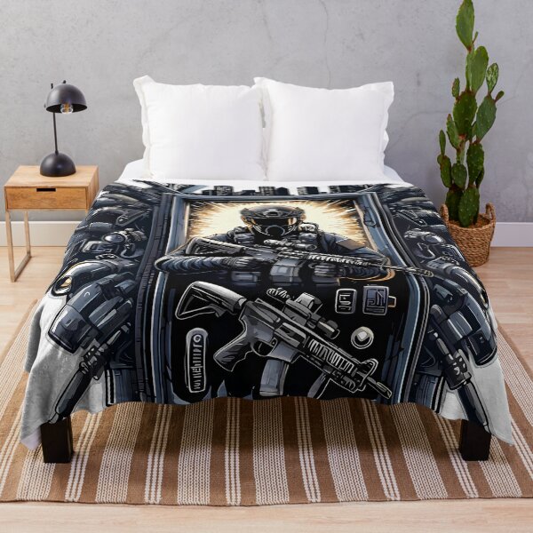 Item preview, Tactical Military Gaming Soldier Urban Warfare Design designed and sold by DrawDrip.