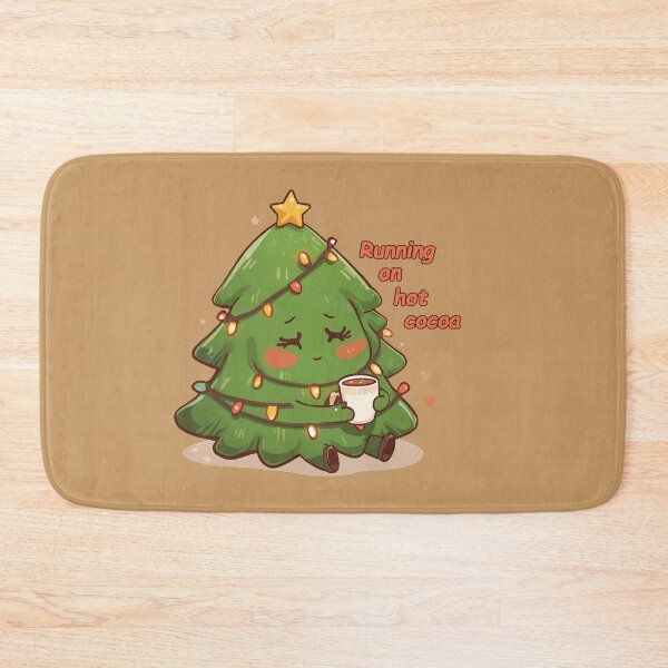 Item preview, Running on hot cocoa – Cozy Holiday Mood Design designed and sold by DabrowskiDesign.