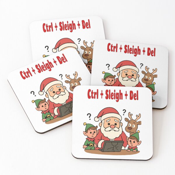 Item preview,  CTRL + SLEIGH + DEL  - Santa’s Tech Holiday Glitch designed and sold by Felia001.