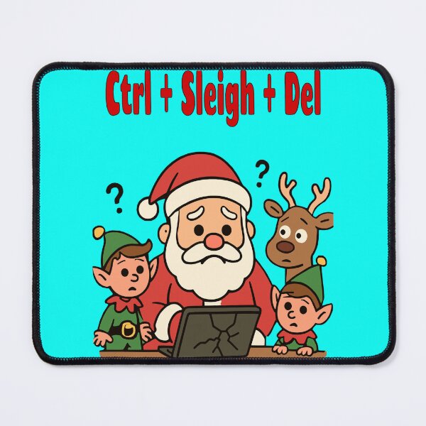 Item preview,  CTRL + SLEIGH + DEL  - Santa’s Tech Holiday Glitch designed and sold by Felia001.