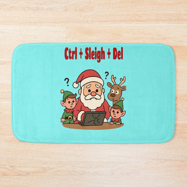 Item preview,  CTRL + SLEIGH + DEL  - Santa’s Tech Holiday Glitch designed and sold by Felia001.