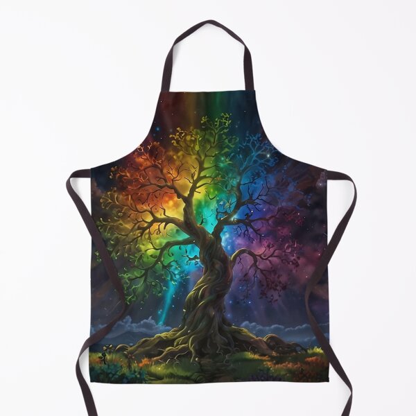 Item preview, Cosmic Rainbow Soul Tree – Mystical Chakra Energy designed and sold by Glitchart66.
