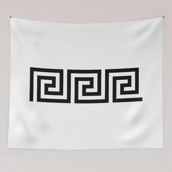 Item preview, Greek Meander Wave Pattern designed and sold by LOVE, AMY.