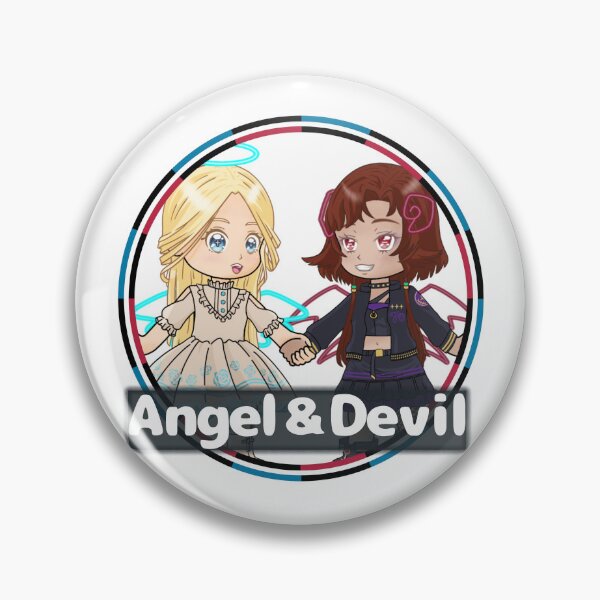 Item preview, Anime Angel and Devil Sister designed and sold by Mirage Elysium.
