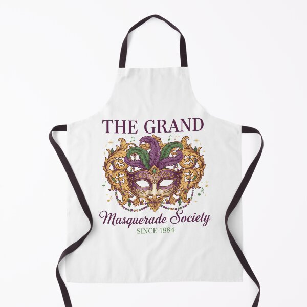 Item preview, Vintage Mardi Gras Masquerade Society – Elegant Carnival Mask Retro New Orleans Party designed and sold by justyna-s28.