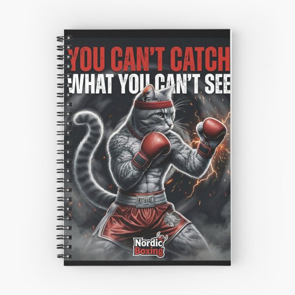 Item preview, Boxing Cat: Nordic Boxing Martial Arts Motivation Fitness designed and sold by Standing Wave Studio.