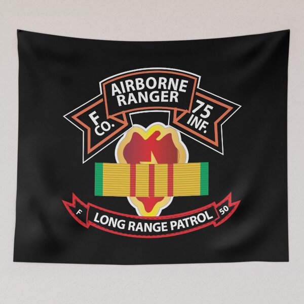 Item preview, SSI - Vietnam - F Co 75th Ranger - 25th Infantry Division - VN Ribbon - LRSD  X 300 designed and sold by Military Insignia Products.