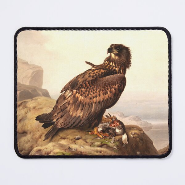 Item preview, White-tailed eagle with its prey, 1861, by Ferdinand von Wright designed and sold by AngyDesigns49.