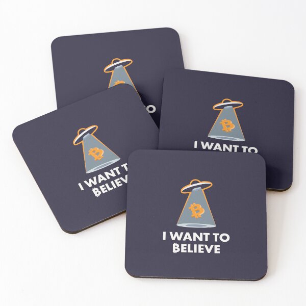 Item preview, I want to believe - BTC edition - UFO designed and sold by bembureda.