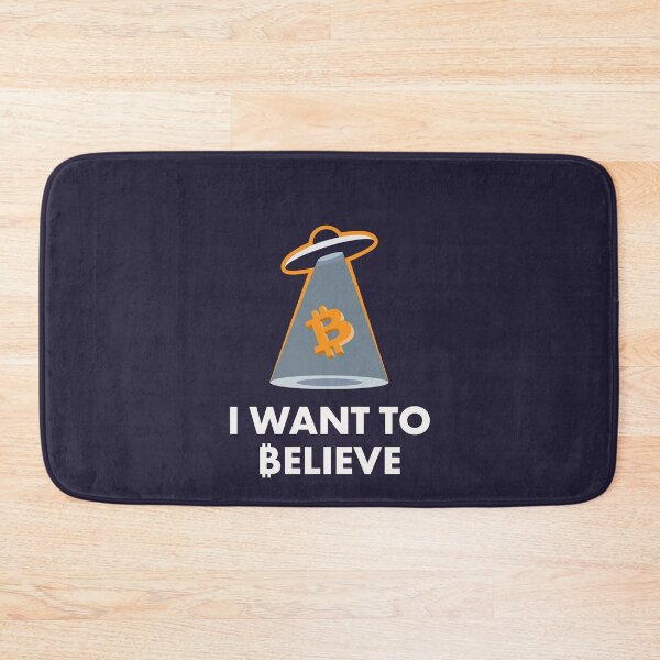 Item preview, I want to believe - BTC edition - UFO designed and sold by bembureda.