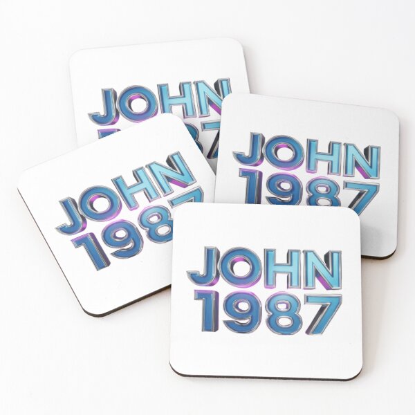 Item preview, John 1987 Vintage Retro Birthday Gift T-Shirt designed and sold by AlexLineArt.
