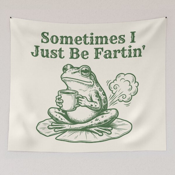 Item preview, Sometimes I Just Be Fartin' Funny Frog Weirdcore designed and sold by Y-Vibes.