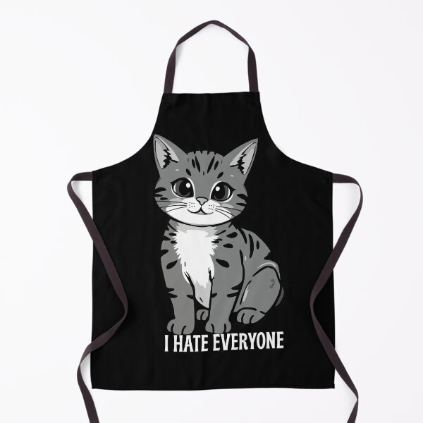 Item preview, I Hate Everyone Sarcastic Cat Funny Quote designed and sold by MaicolLeal.