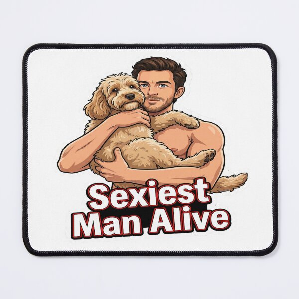 Item preview, Jonathan Bailey & Dog – The Sexiest Man Alive – Fan Art designed and sold by Gurjeetpixelart.