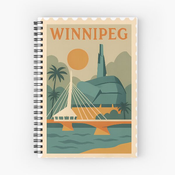 Item preview, Vintage Winnipeg Stamp Design | Retro Manitoba Postmark Art | Classic Canadian Travel-Inspired Aesthetic designed and sold by PaintedPixels01.